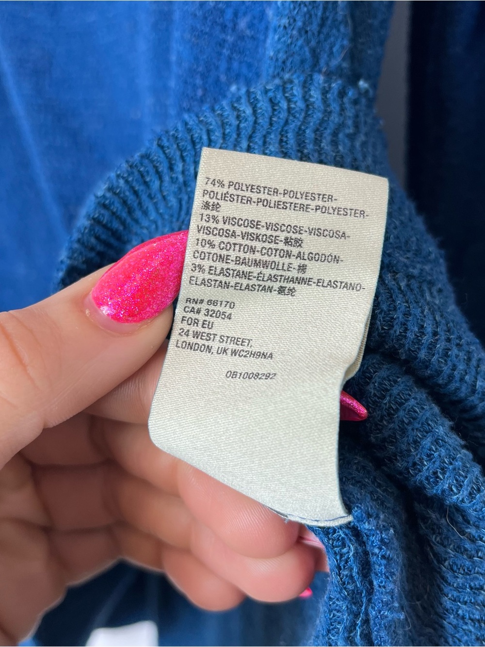 Maeve Anthropologie Blue Risa Hacci
Tunic Cowl Neck Sweater Cozy Women's Small - Picture 5 of 6